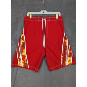 MAD IGUANA Swim Suit Trunks Medium Pockets Drawstring Board Shorts